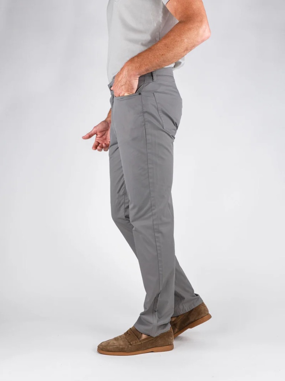 Tailor Vintage Light Gray Casual Chinos